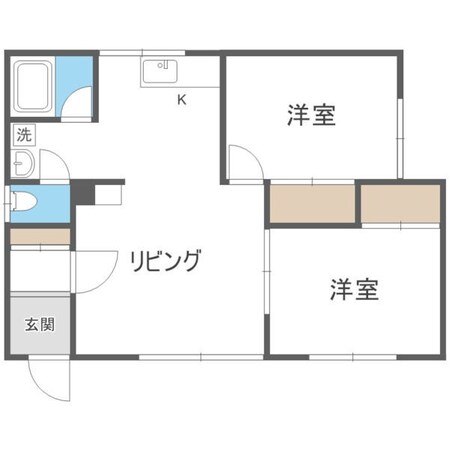 環状通東駅 徒歩17分 2階の物件間取画像